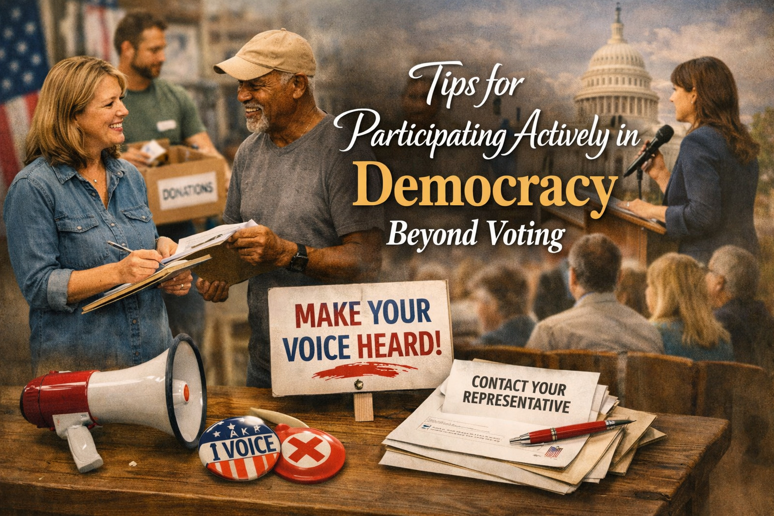 Tips For Participating Actively In Democracy Beyond Voting
