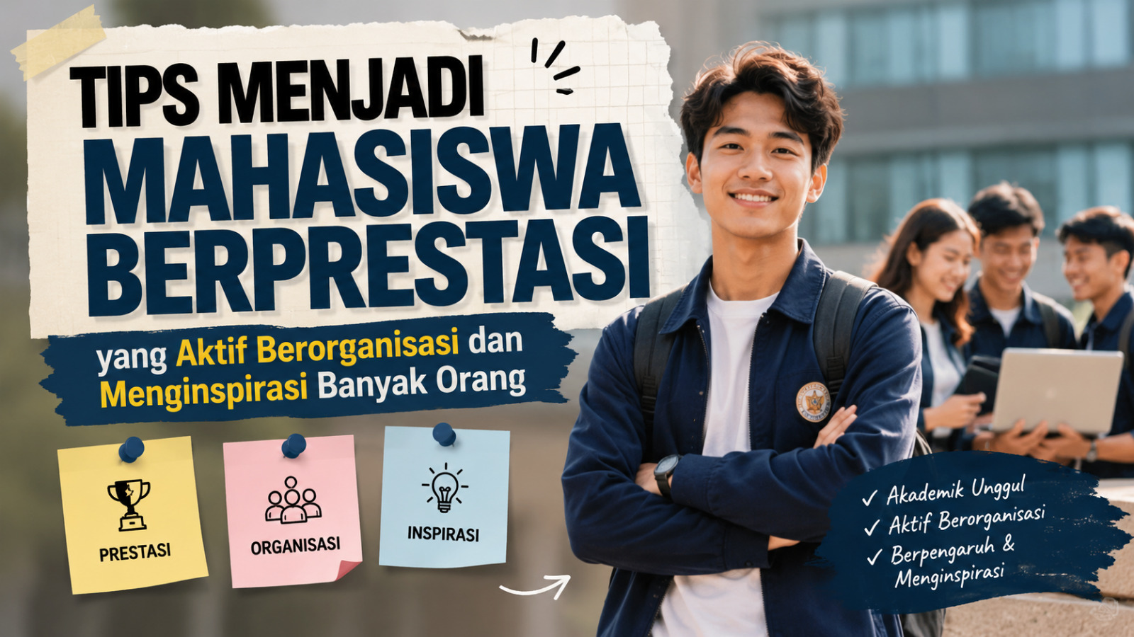 Tips Menjadi Mahasiswa Berprestasi Yang Aktif Berorganisasi Dan Menginspirasi Banyak Orang