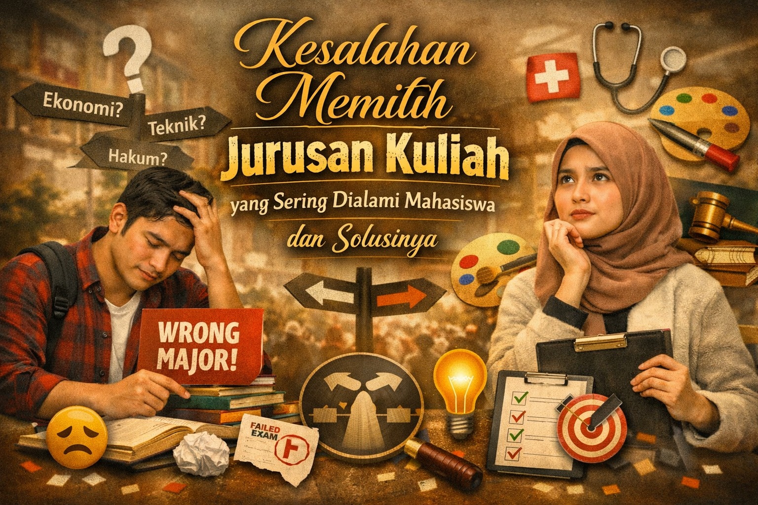 Kesalahan Memilih Jurusan Kuliah yang Sering Dialami Mahasiswa dan Solusinya