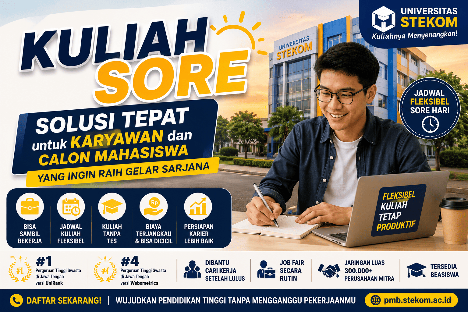 Kuliah sore Solusi Tepat untuk Karyawan dan Calon Mahasiswa yang Ingin Raih Gelar Sarjana