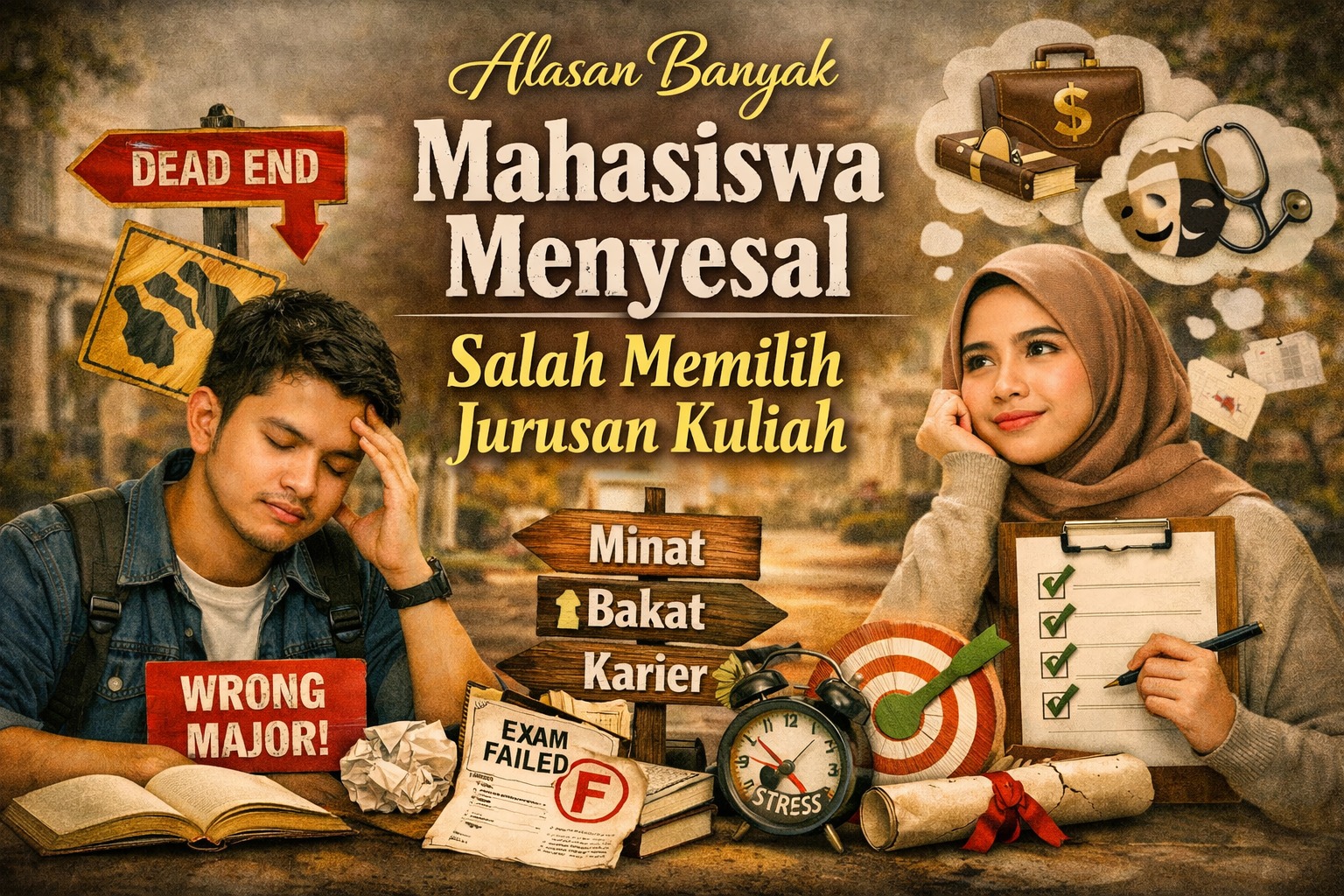 Alasan Banyak Mahasiswa Menyesal Salah Memilih Jurusan Kuliah