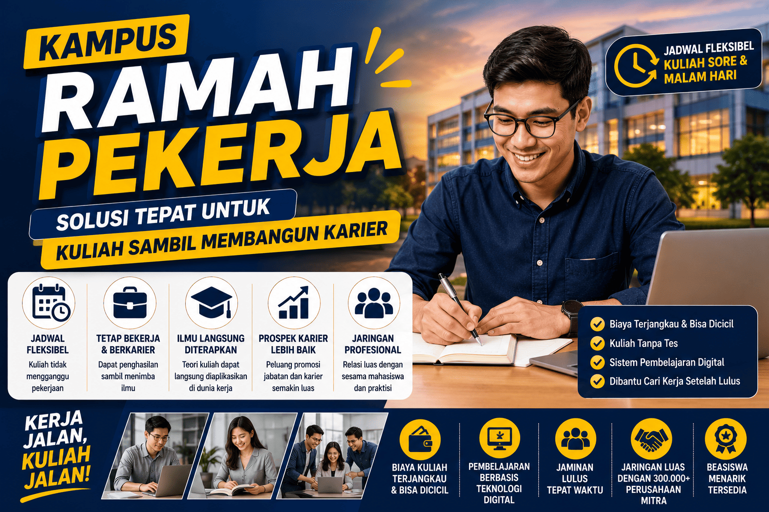 Kampus Ramah Pekerja Solusi Tepat untuk Kuliah Sambil Membangun Karier