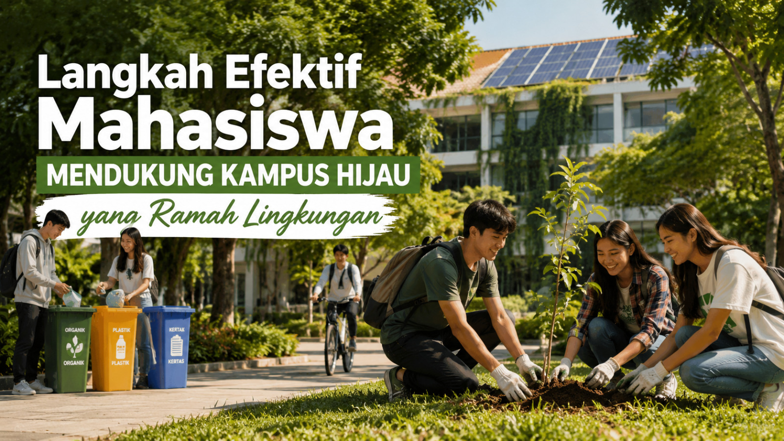 Langkah Efektif Mahasiswa Mendukung Kampus Hijau yang Ramah Lingkungan