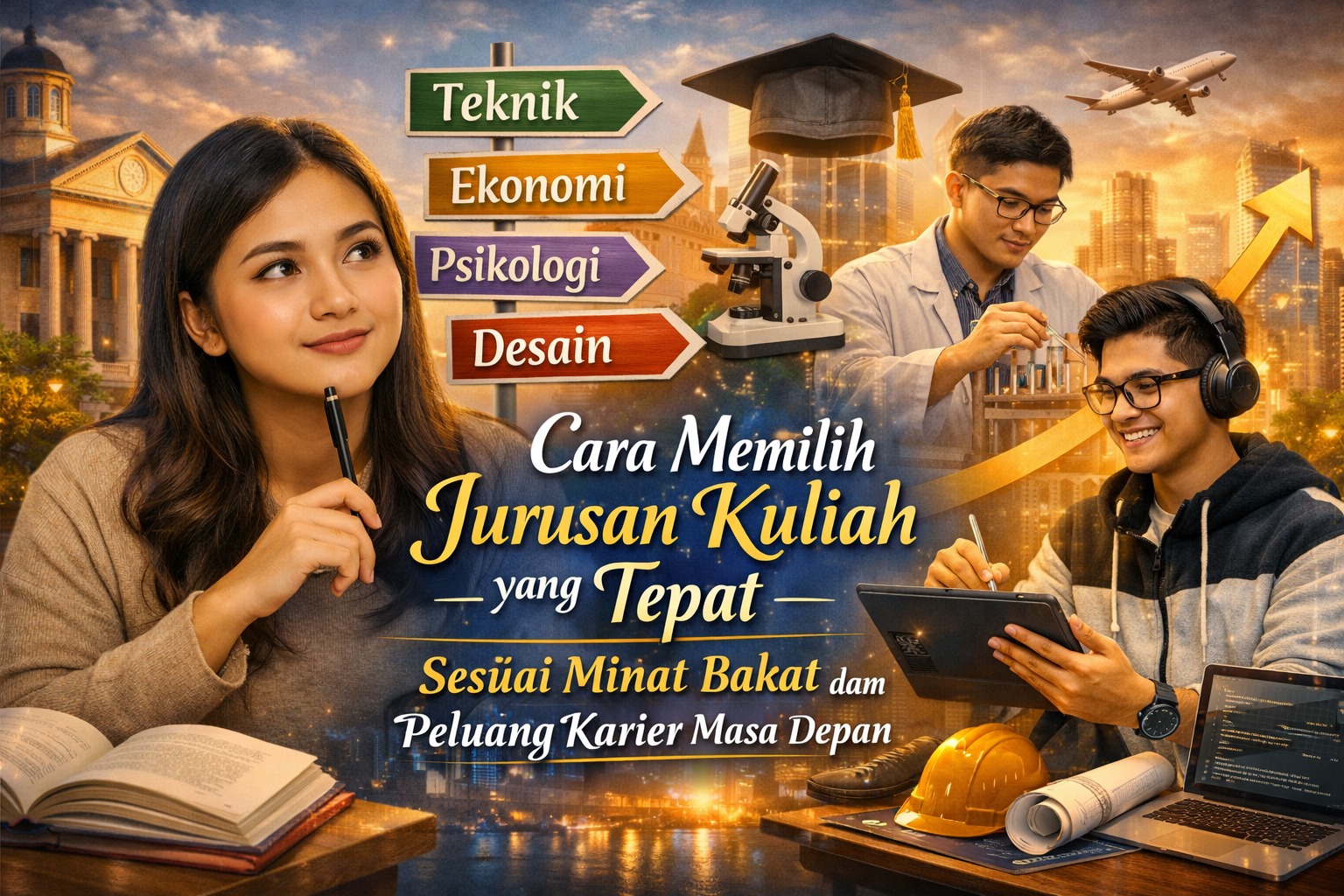 Cara Memilih Jurusan Kuliah yang Tepat Sesuai Minat Bakat dan Peluang Karier Masa Depan