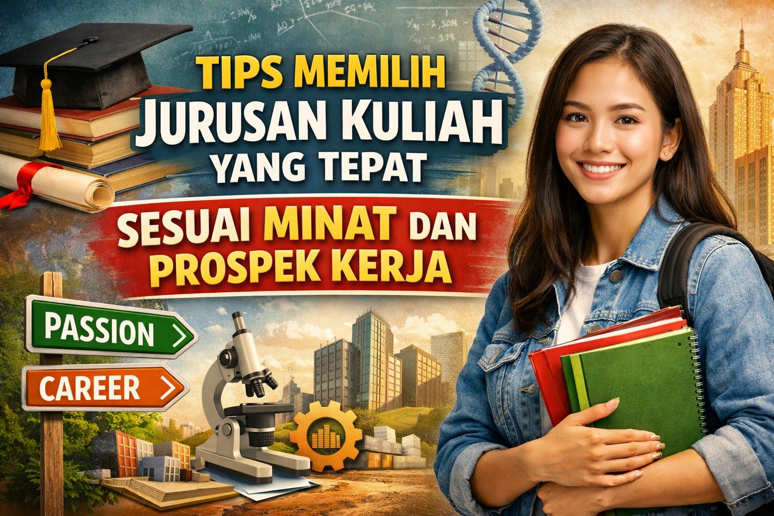Tips Memilih Jurusan Kuliah yang Tepat Sesuai Minat dan Prospek Kerja