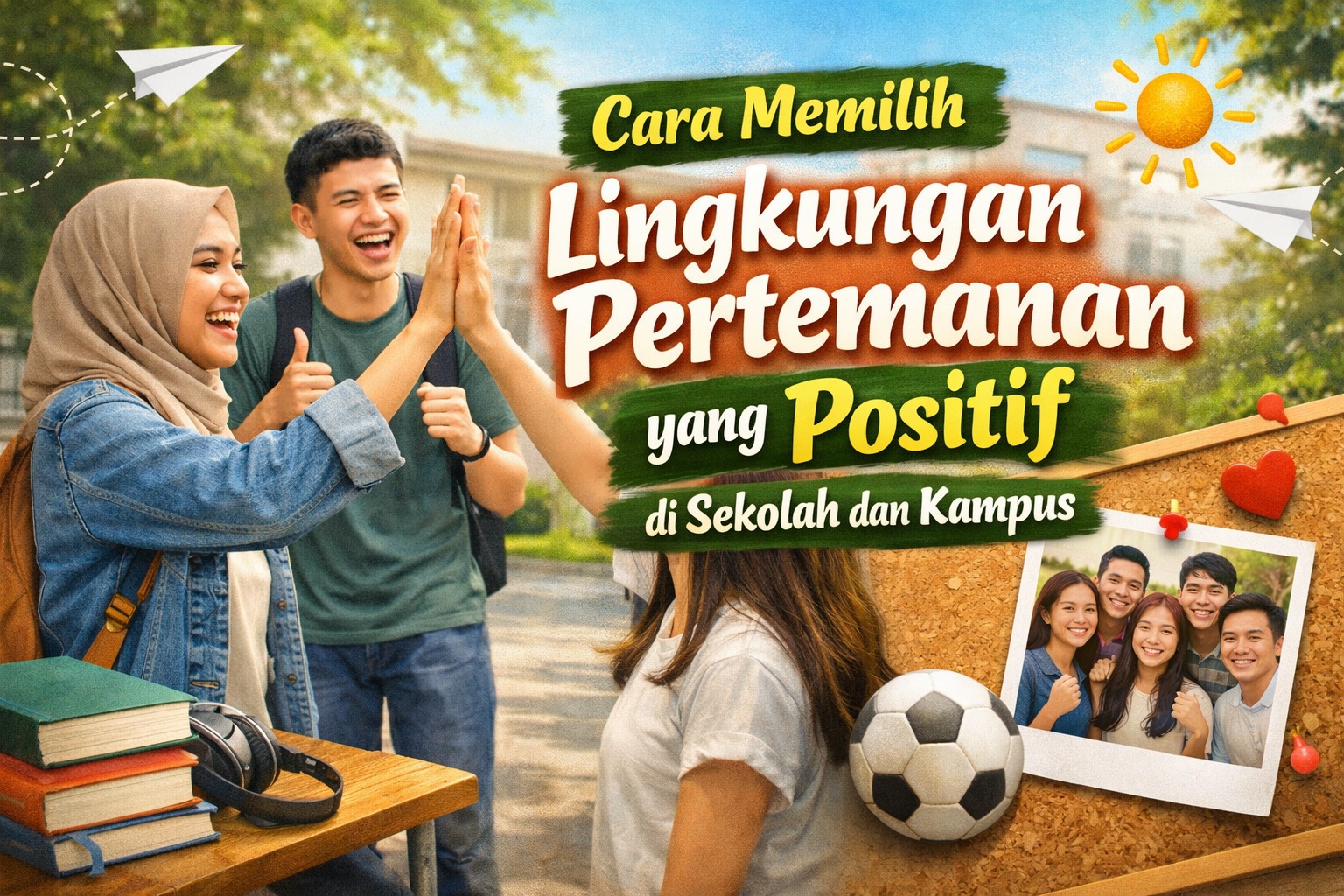 Cara Memilih Lingkungan Pertemanan yang Positif di Sekolah dan Kampus