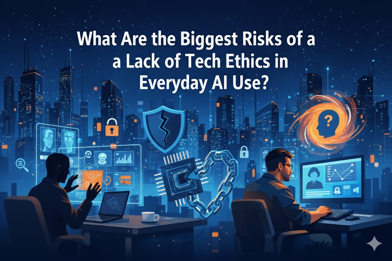 What Are the Biggest Risks of a Lack of Tech Ethics in Everyday AI Use?