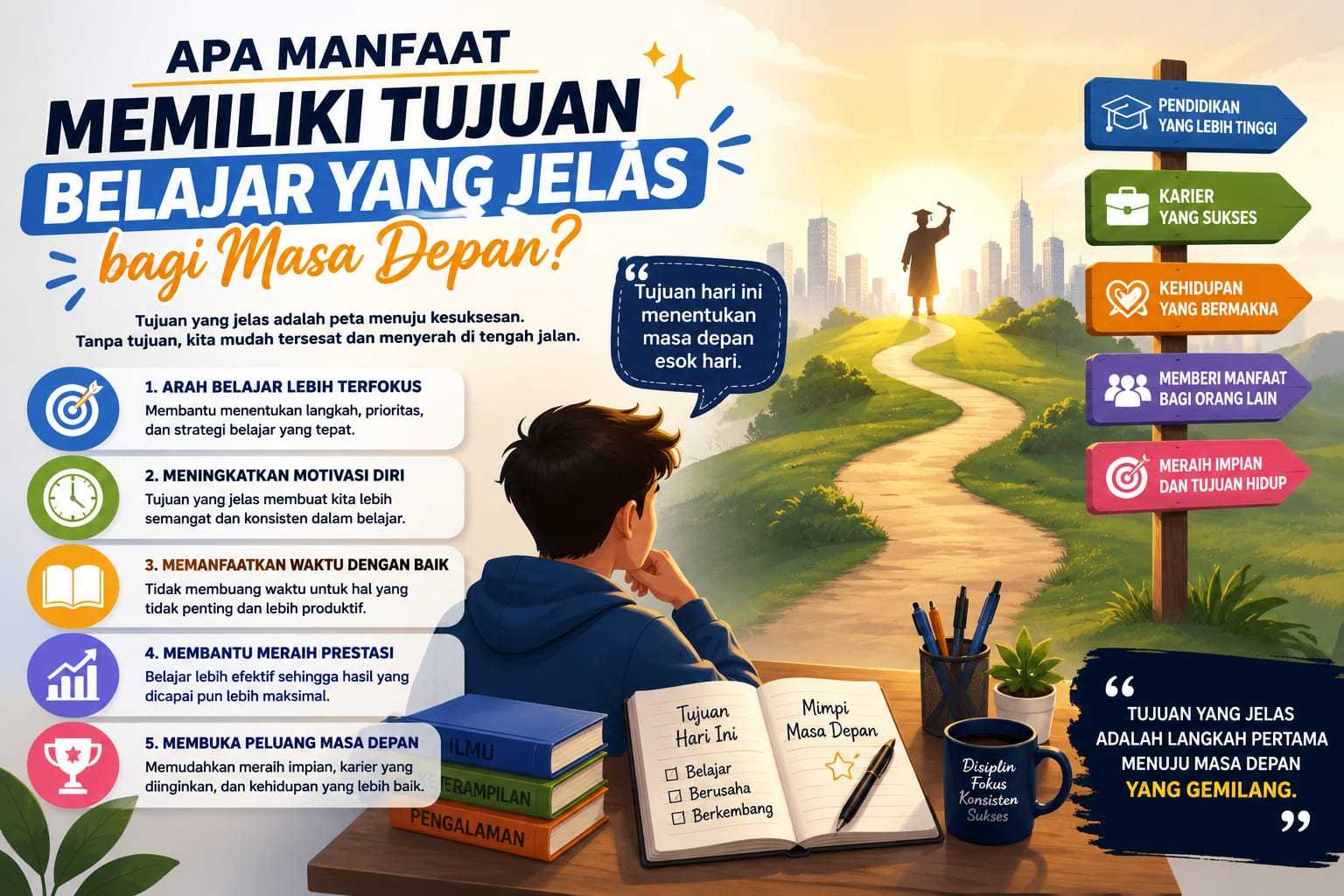 Bagaimana Tujuan Belajar Yang Jelas Dapat Membantu Meraih Masa Depan Yang Lebih Baik?