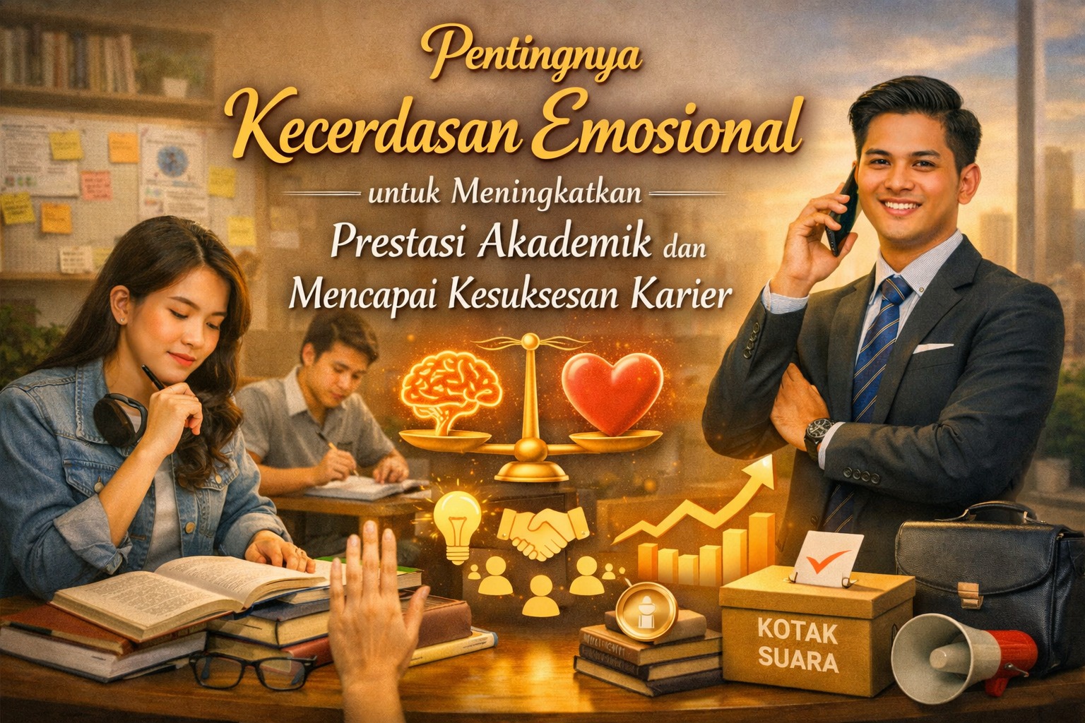 Pentingnya Kecerdasan Emosional untuk Meningkatkan Prestasi Akademik dan Mencapai Kesuksesan Karier