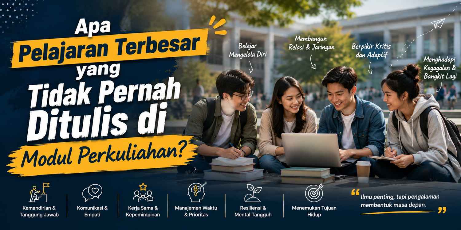 Apa Pelajaran Terbesar yang Tidak Pernah Ditulis di Modul Perkuliahan?