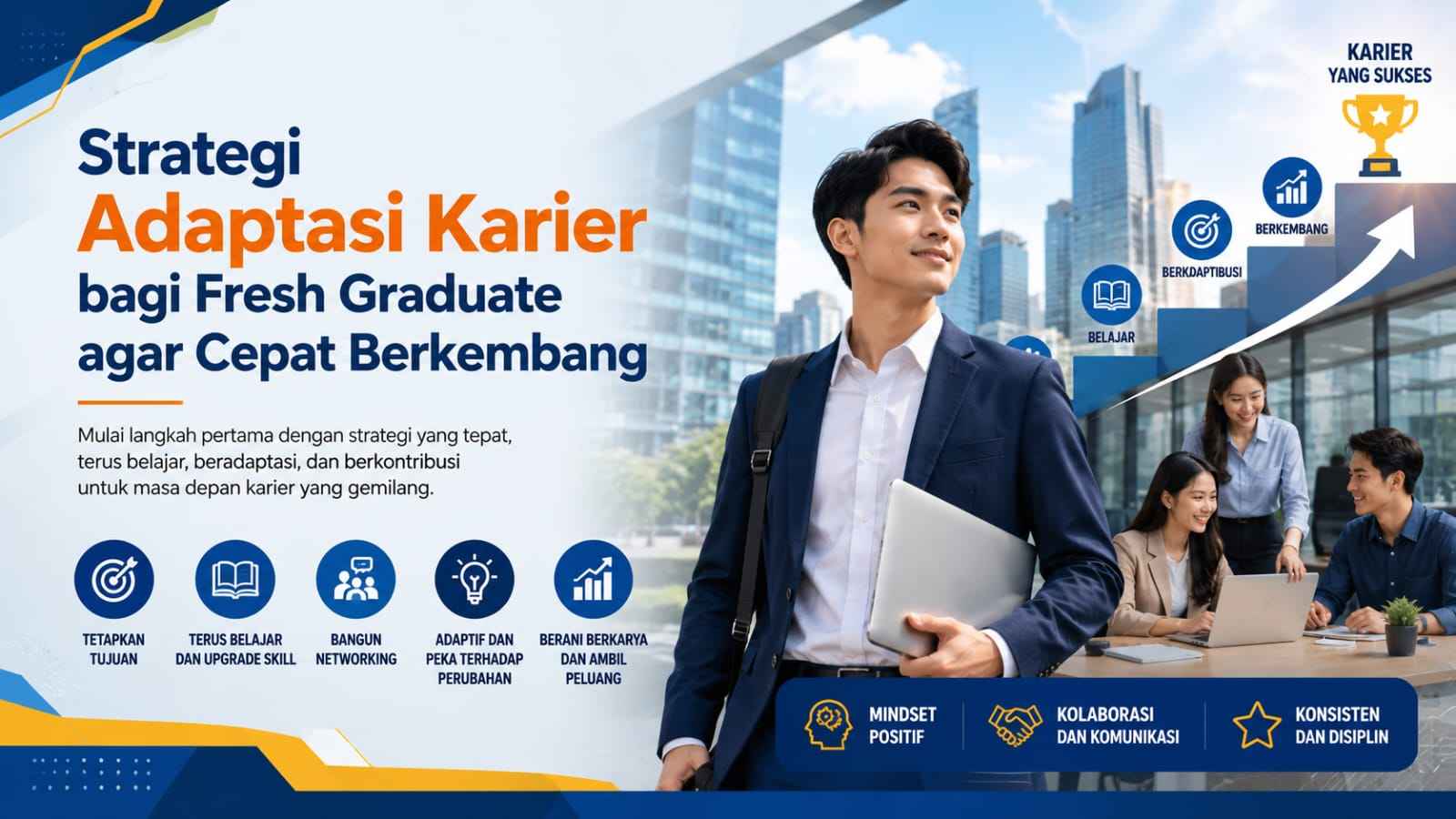 Strategi Adaptasi Karier bagi Fresh Graduate agar Cepat Berkembang