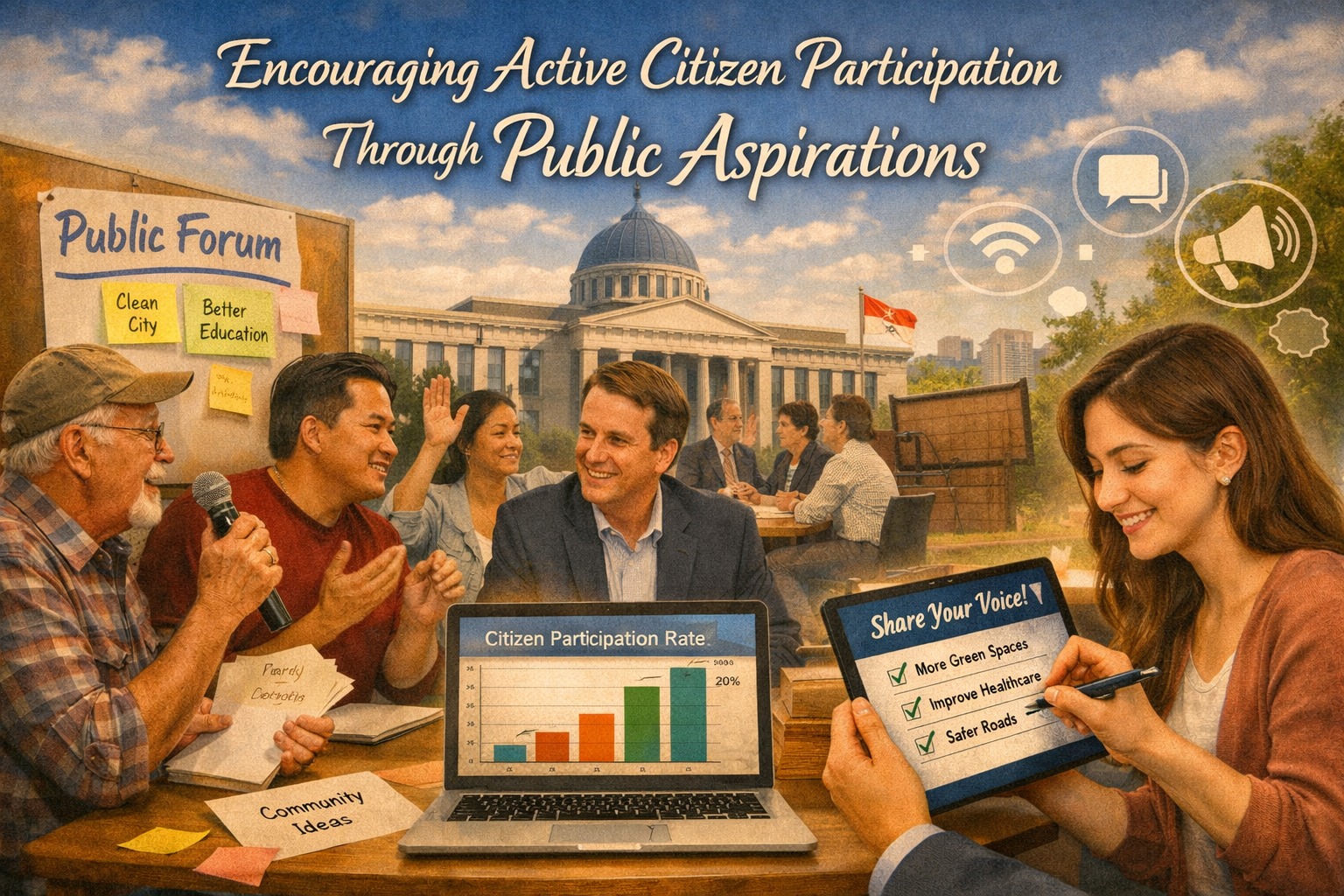 Encouraging Active Citizen Participation Through Public Aspirations
