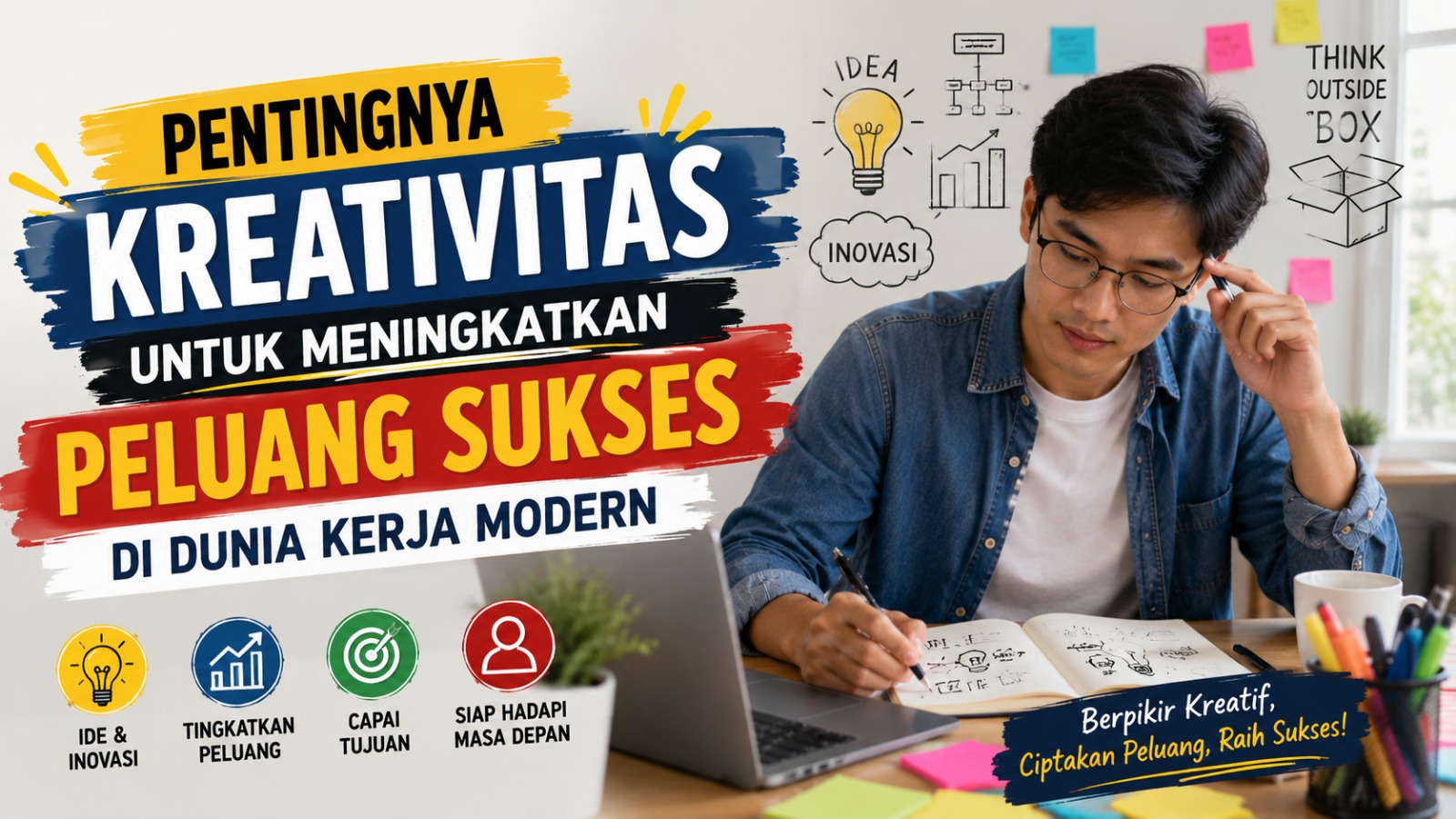 Pentingnya Kreativitas untuk Meningkatkan Peluang Sukses di Dunia Kerja Modern