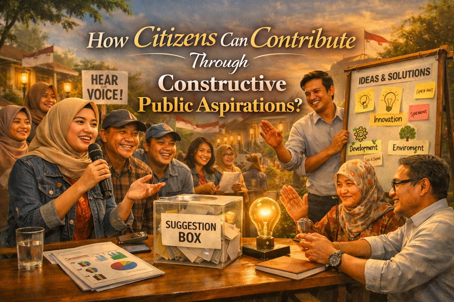 How Citizens Can Contribute Through Constructive Public Aspirations?