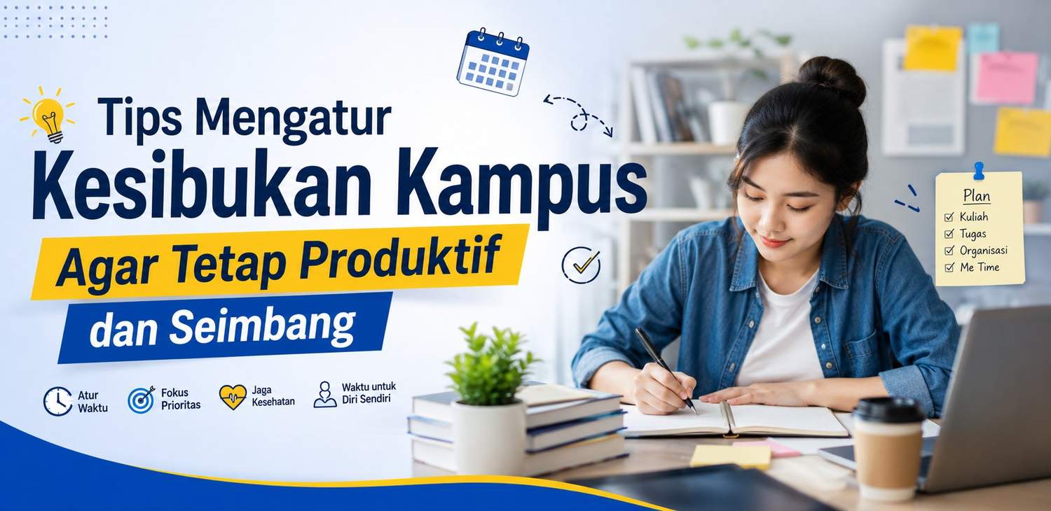 Tips Mengatur Kesibukan Kampus Agar Tetap Produktif dan Seimbang
