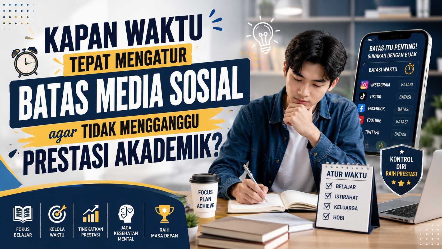 Kapan Waktu Tepat Mengatur Batas Media Sosial agar Tidak Mengganggu Prestasi Akademik?