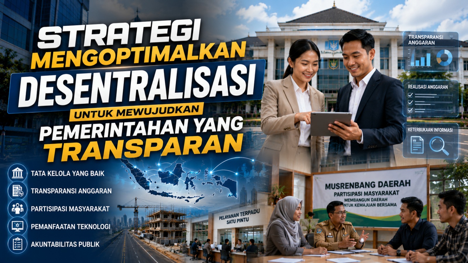 Strategi Mengoptimalkan Desentralisasi untuk Mewujudkan Pemerintahan yang Transparan