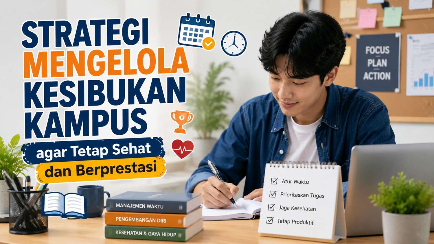 Strategi Mengelola Kesibukan Kampus agar Tetap Sehat dan Berprestasi