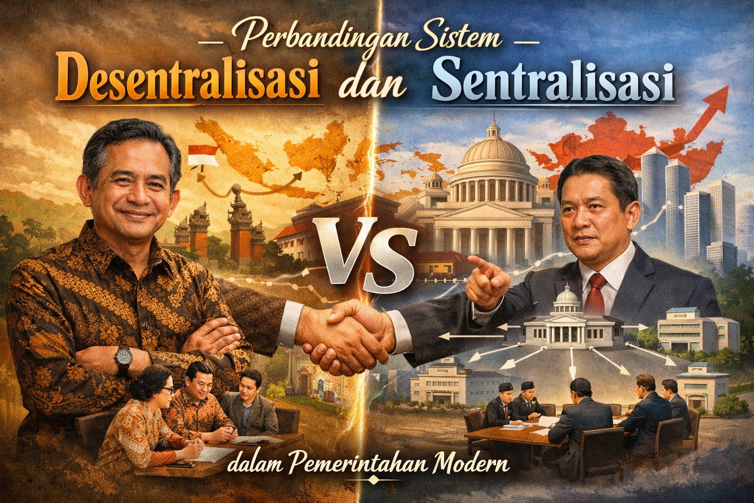 Perbandingan Sistem Desentralisasi dan Sentralisasi dalam Pemerintahan Modern