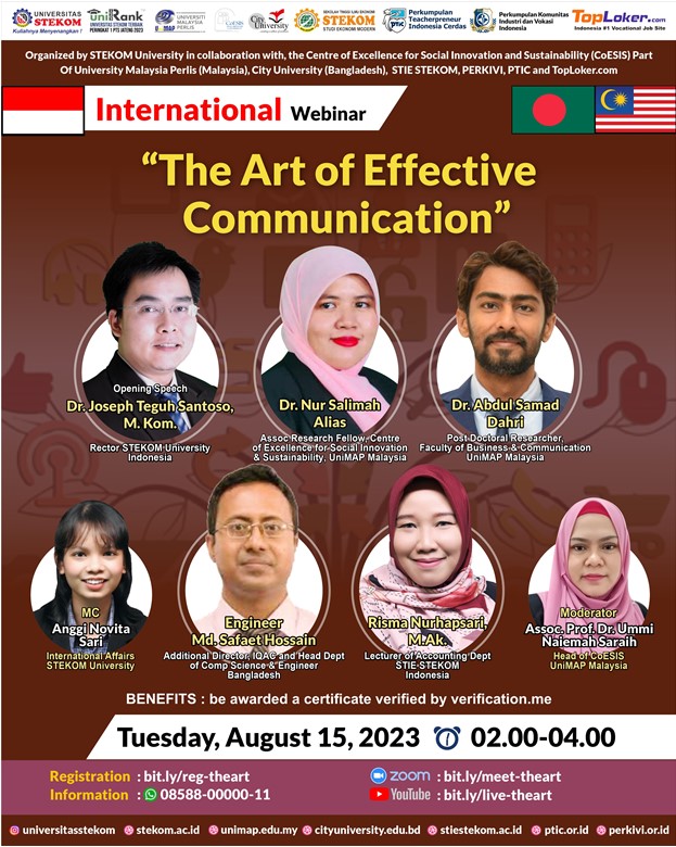 WEBINAR INTERNASIONAL The Art of Effective Communication