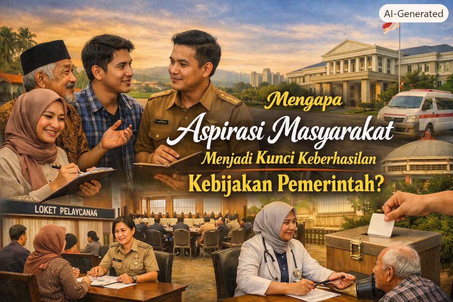 Mengapa Aspirasi Masyarakat Menjadi Kunci Keberhasilan Kebijakan Pemerintah?