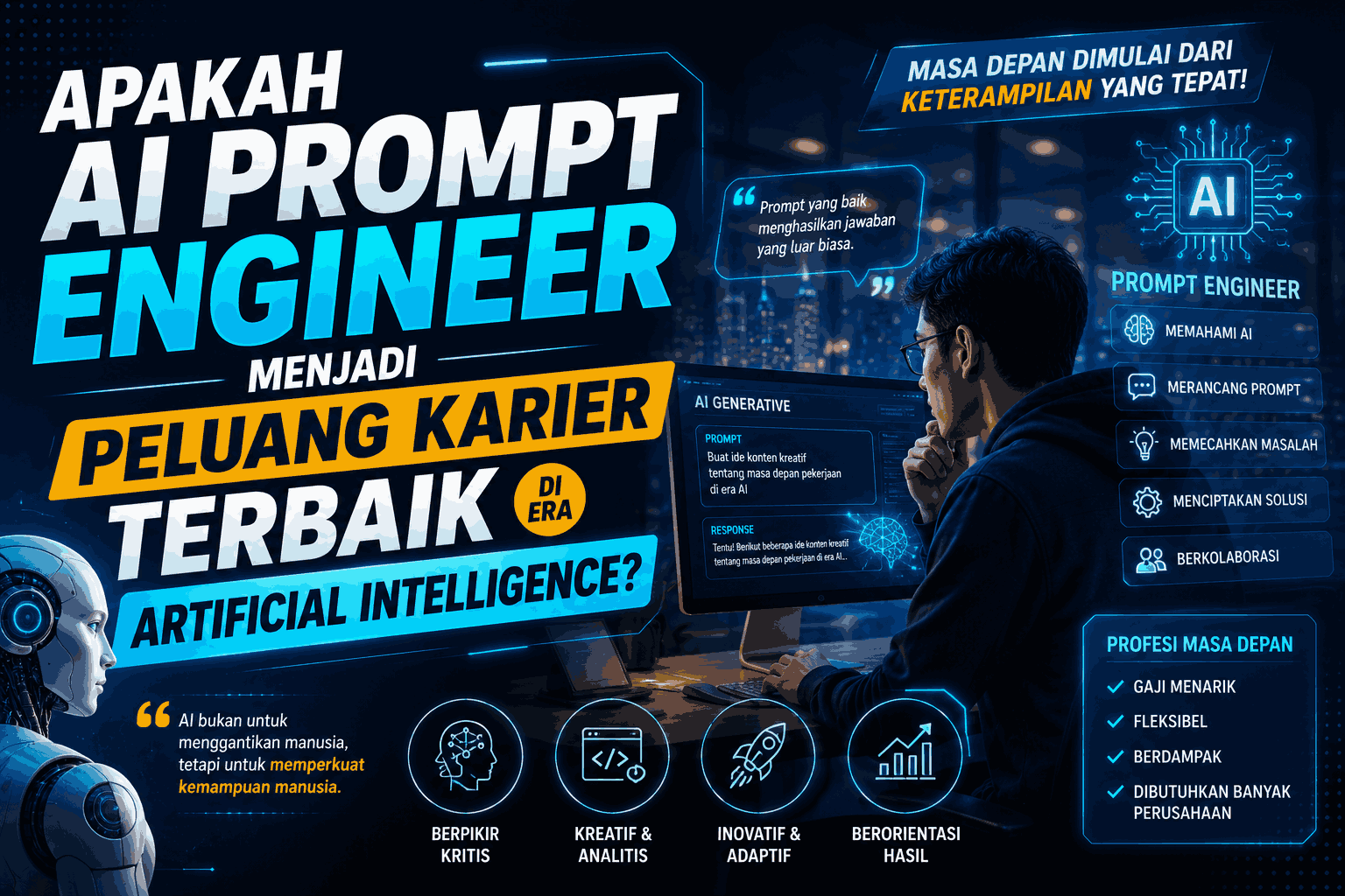 Apakah AI Prompt Engineer Menjadi Peluang Karier Terbaik di Era Artificial Intelligence?