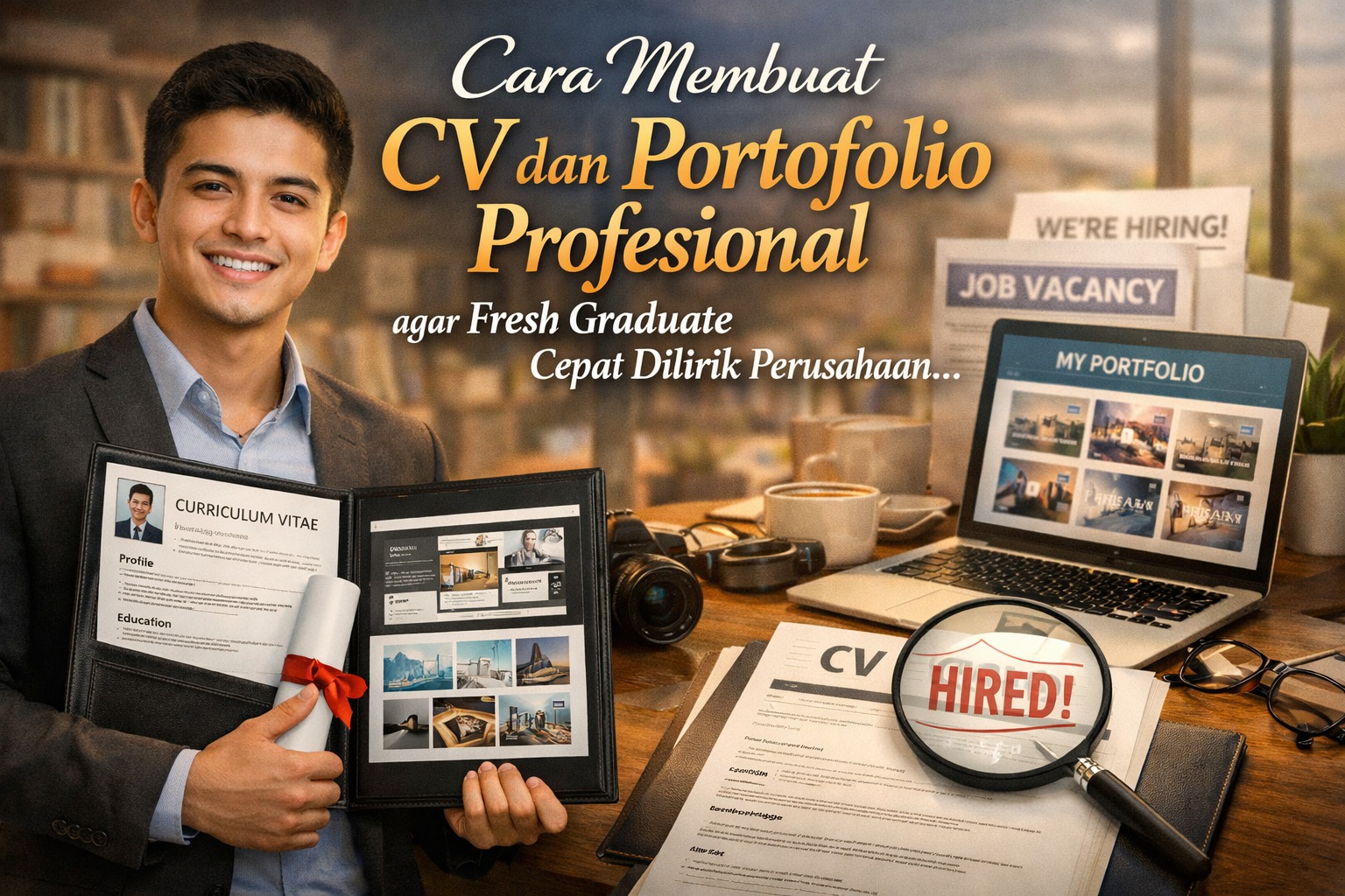 Cara Membuat CV dan Portofolio Profesional agar Fresh Graduate Cepat Dilirik Perusahaan