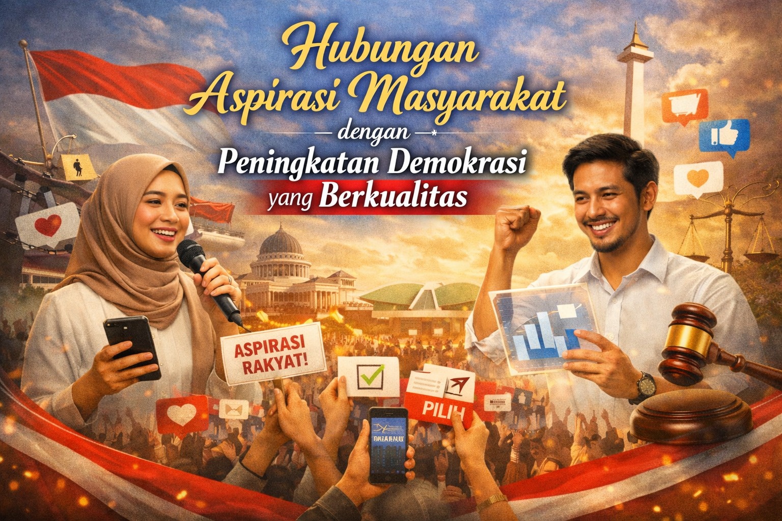 Hubungan Aspirasi Masyarakat dengan Peningkatan Demokrasi yang Berkualitas