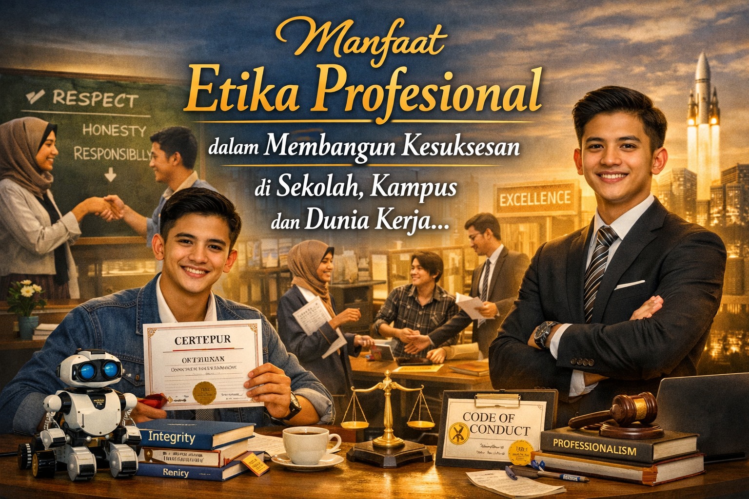 Manfaat Etika Profesional dalam Membangun Kesuksesan di Sekolah Kampus dan Dunia Kerja