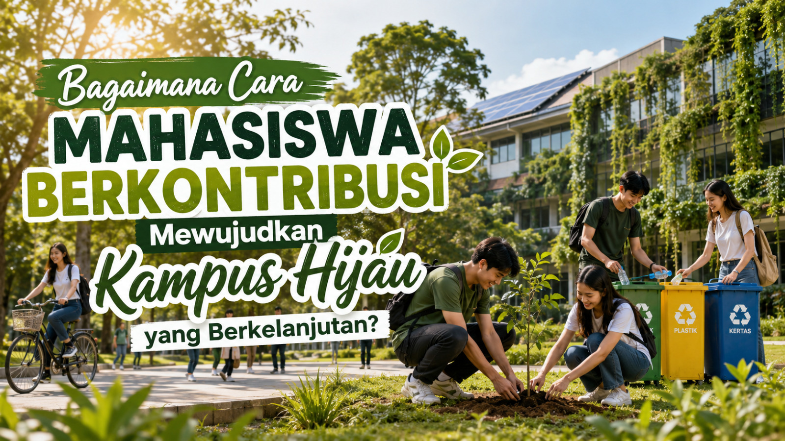 Bagaimana Cara Mahasiswa Berkontribusi Mewujudkan Kampus Hijau yang Berkelanjutan?
