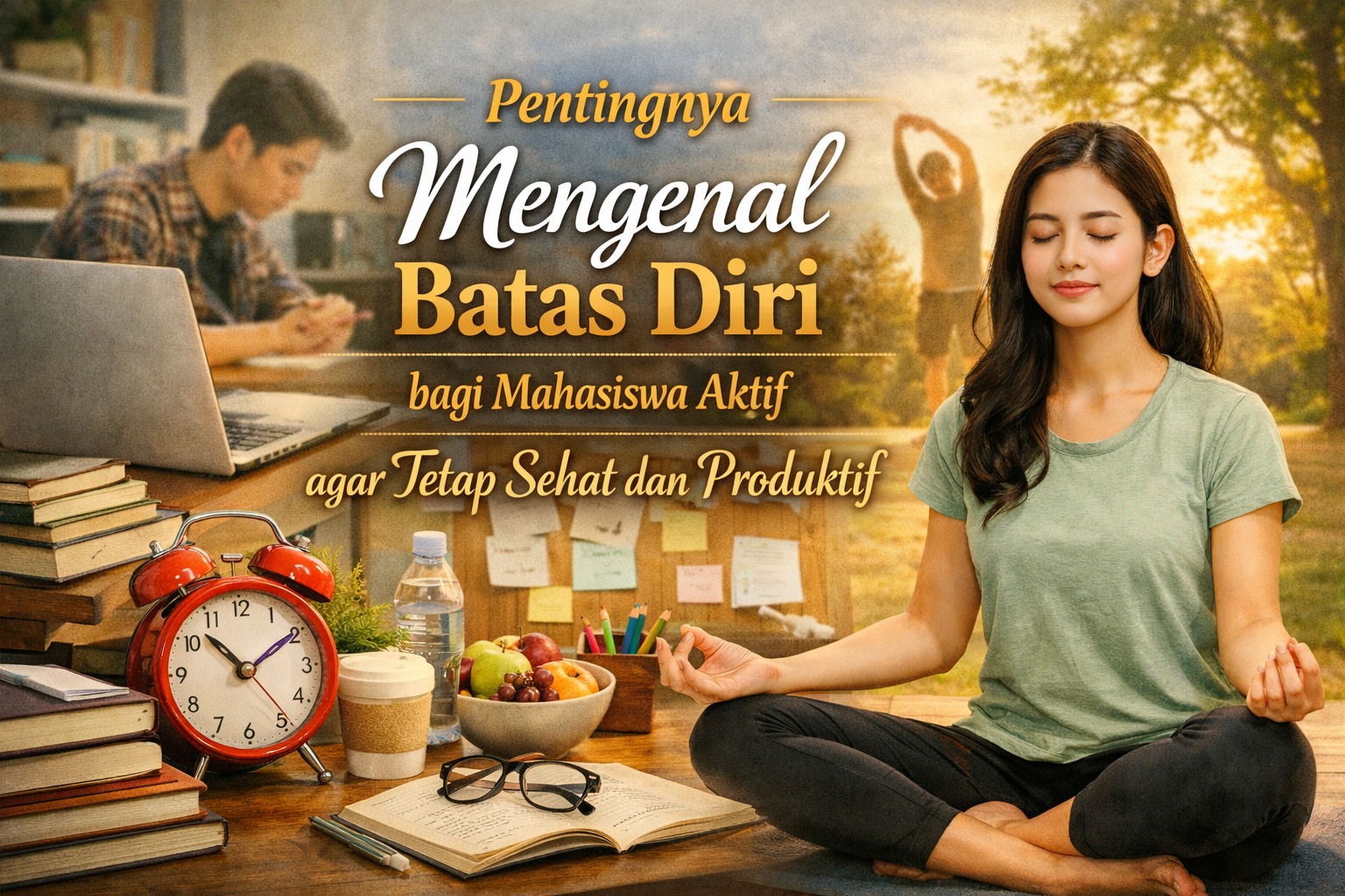Pentingnya Mengenal Batas Diri bagi Mahasiswa Aktif agar Tetap Sehat dan Produktif