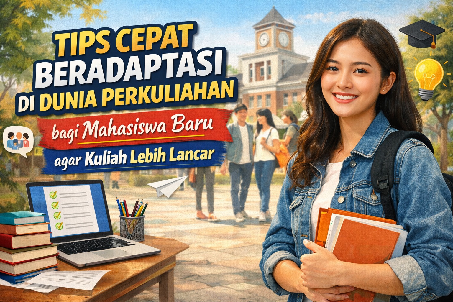 Tips Cepat Beradaptasi di Dunia Perkuliahan bagi Mahasiswa Baru agar Kuliah Lebih Lancar