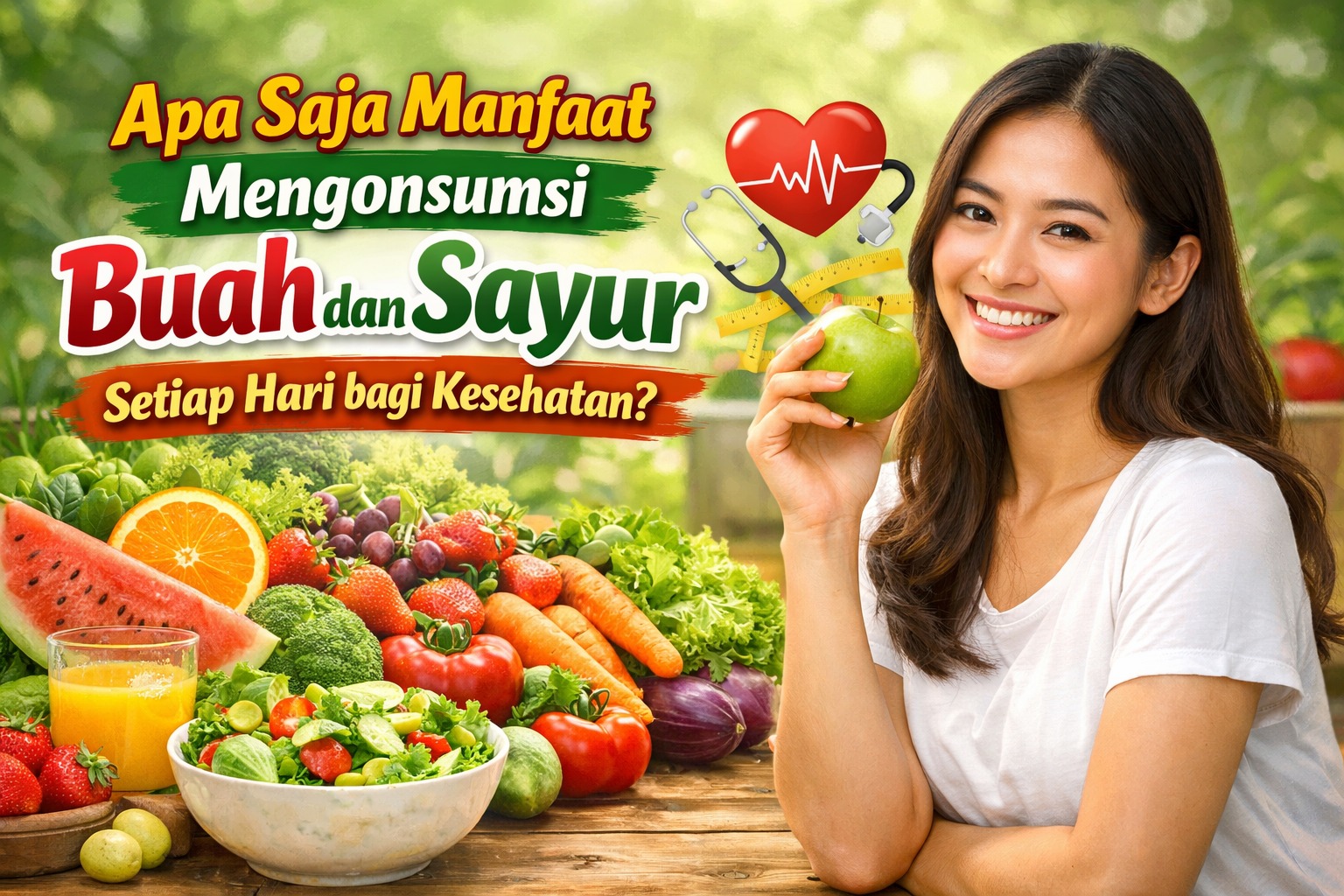 Apa Saja Manfaat Mengonsumsi Buah dan Sayur Setiap Hari bagi Kesehatan?