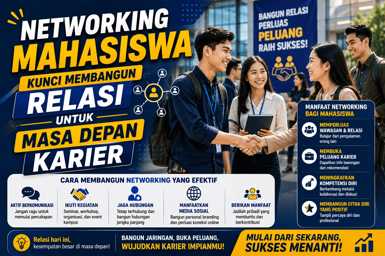 Networking Mahasiswa Kunci Membangun Relasi untuk Masa Depan Karier