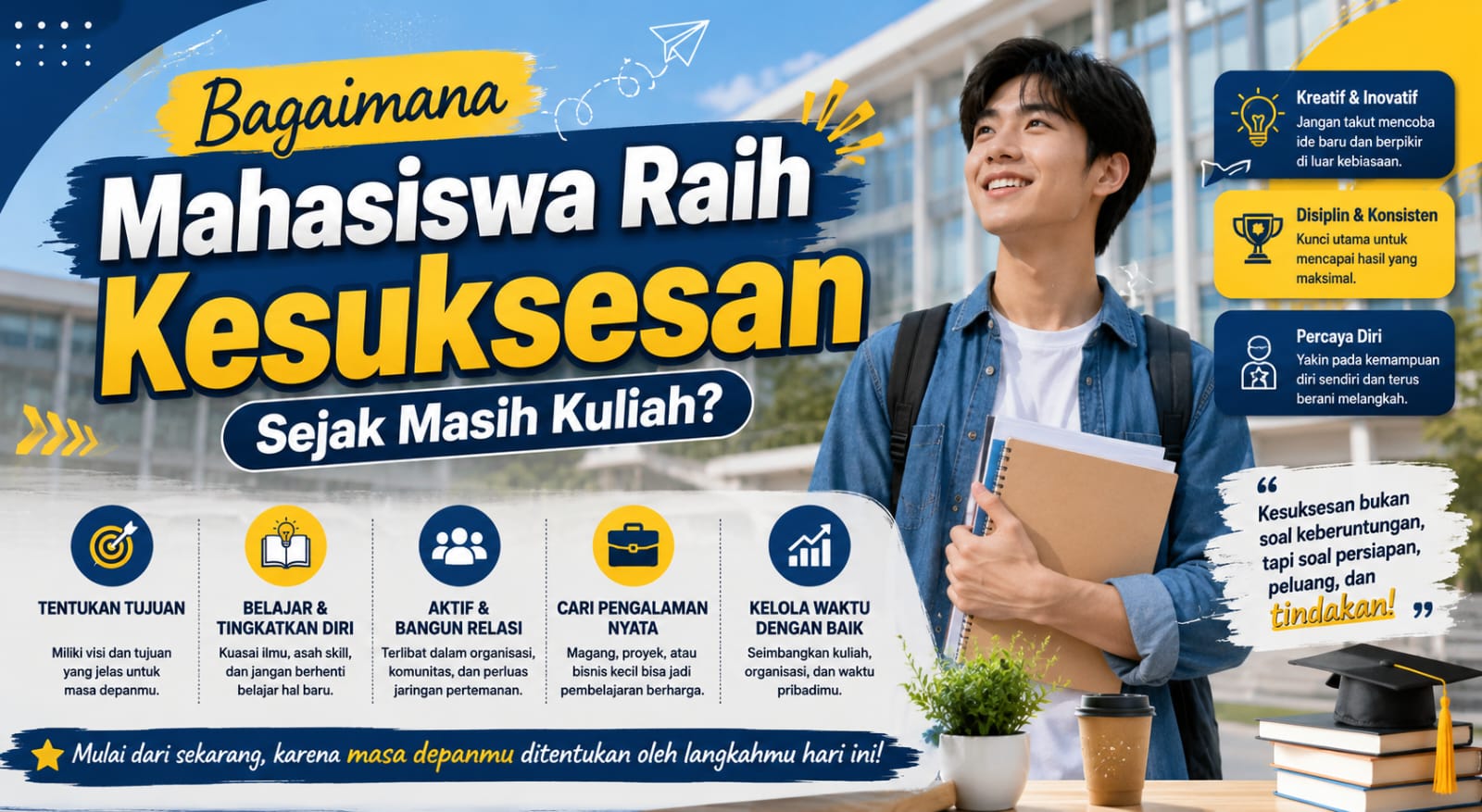 Bagaimana Mahasiswa Raih Kesuksesan Sejak Masih Kuliah?