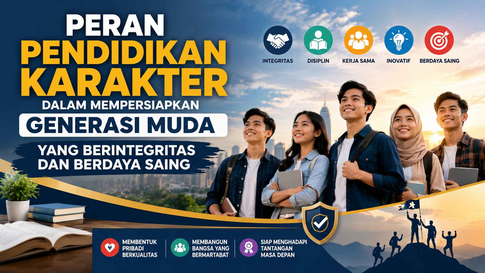  Peran Pendidikan Karakter dalam Mempersiapkan Generasi Muda yang Berintegritas dan Berdaya Saing