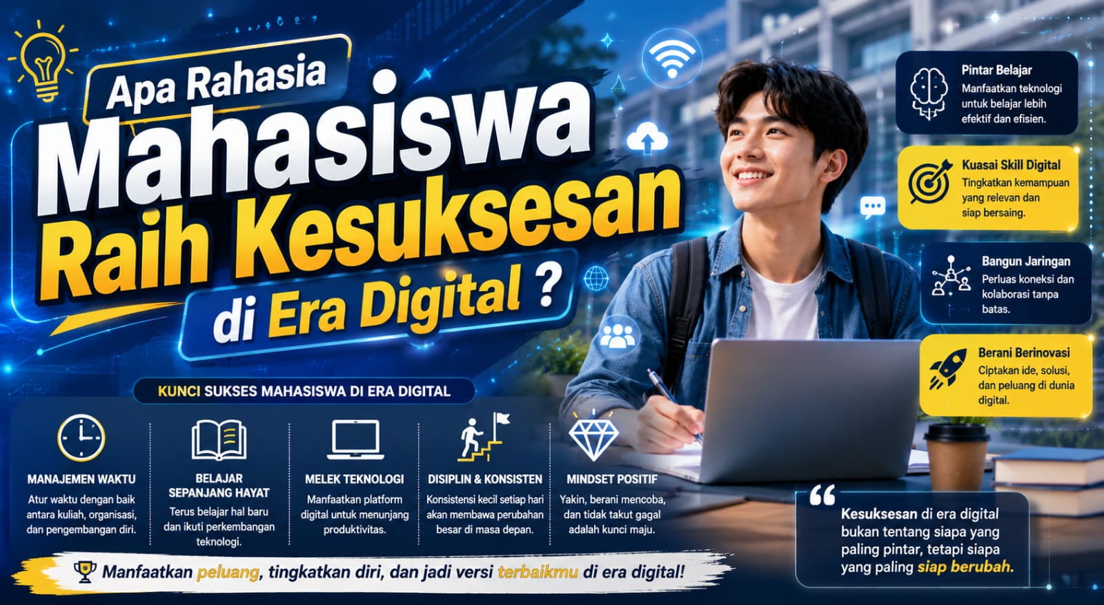 Apa Rahasia Mahasiswa Raih Kesuksesan di Era Digital?