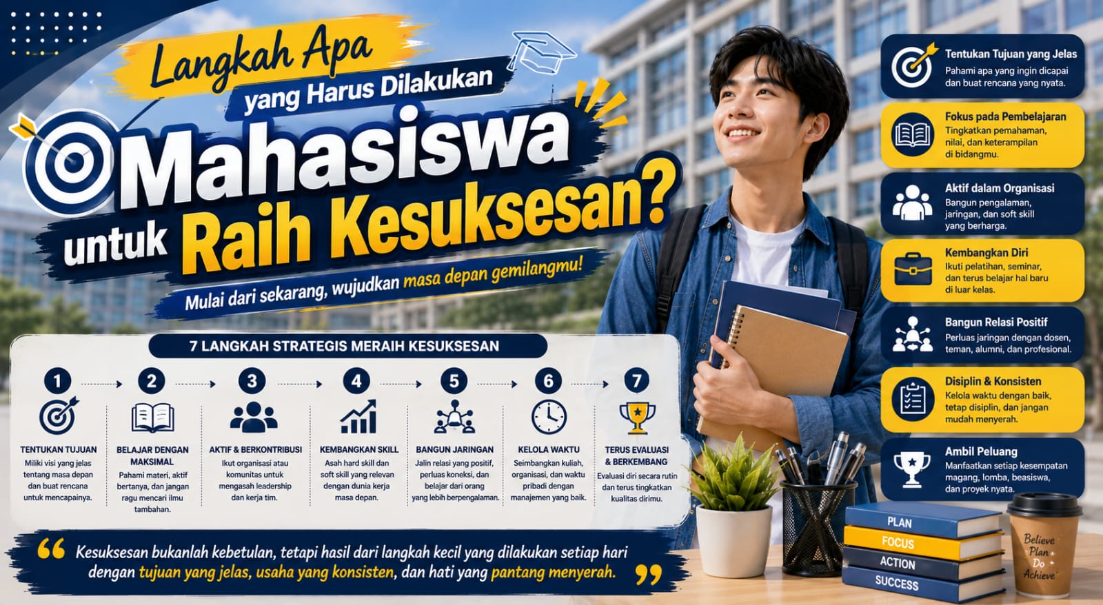 Langkah Apa yang Harus Dilakukan Mahasiswa untuk Raih Kesuksesan?