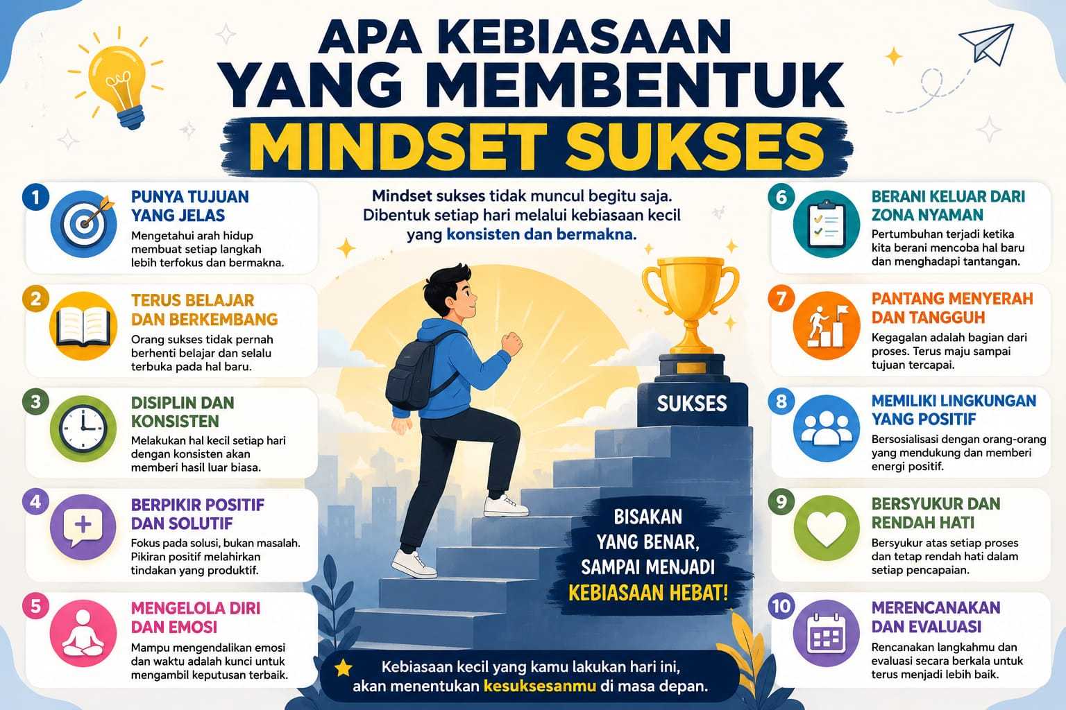 Apa Kebiasaan Yang Membentuk Mindset Sukses?