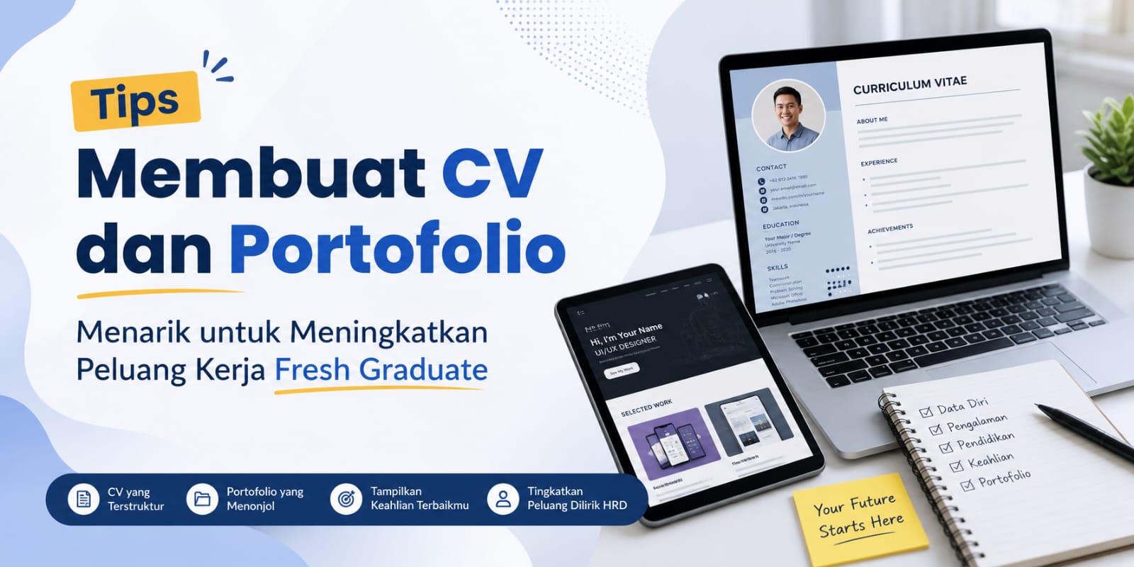 Tips Membuat CV Dan Portofolio Menarik Untuk Meningkatkan Peluang Kerja Fresh Graduate