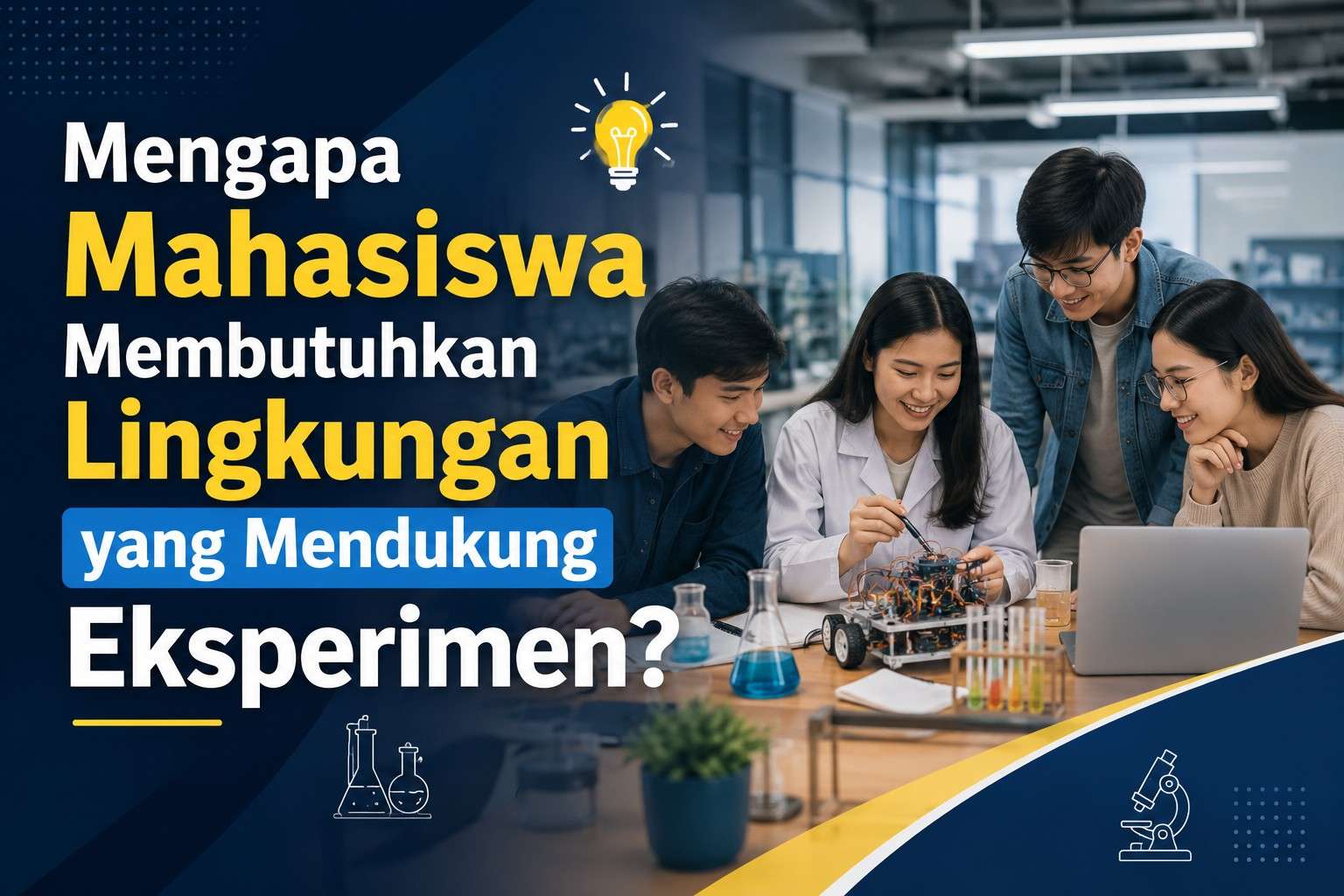 Mengapa Mahasiswa Membutuhkan Lingkungan yang Mendukung Eksperimen?