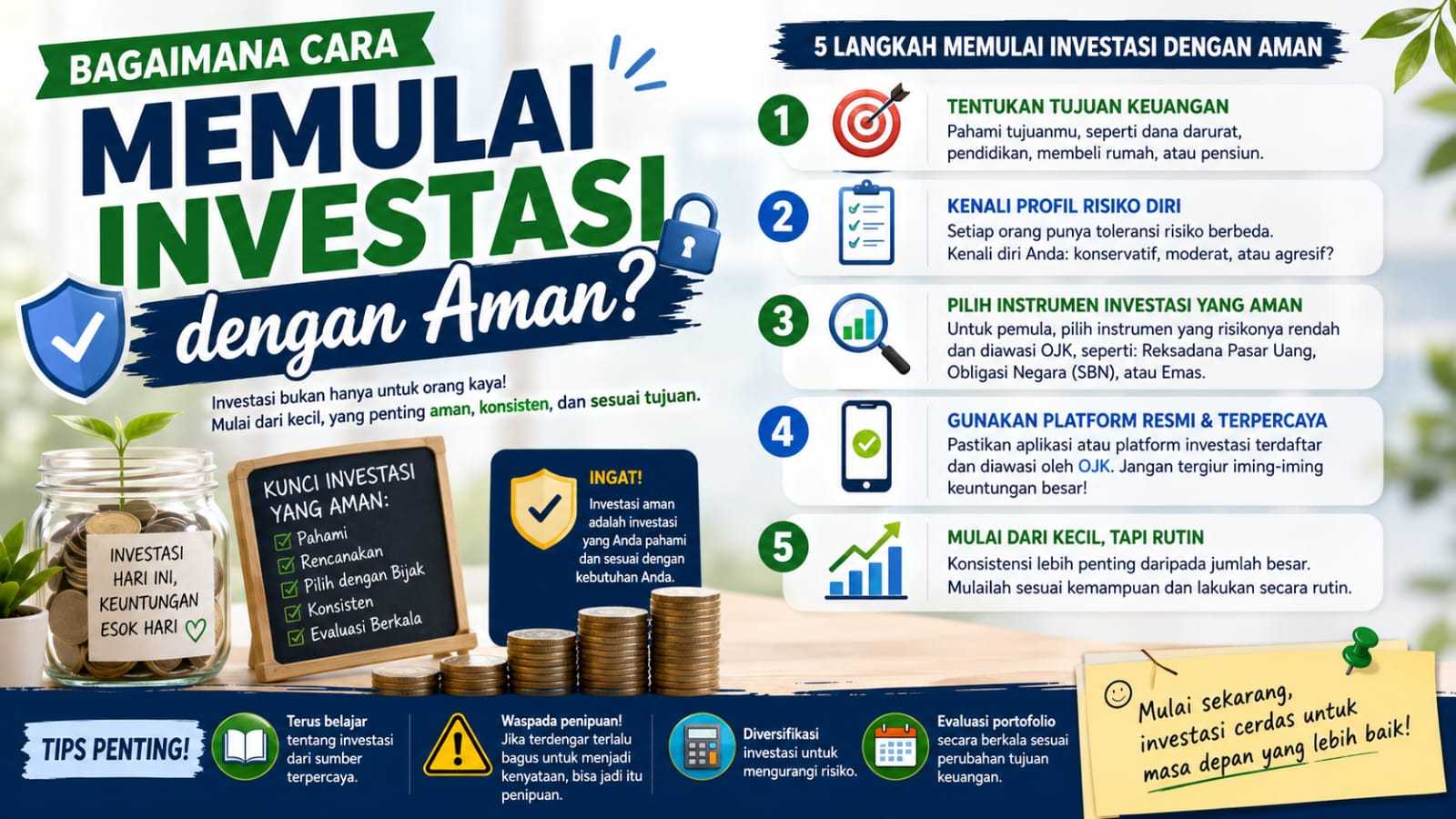 Bagaimana Cara Memulai Investasi Dengan Aman?
