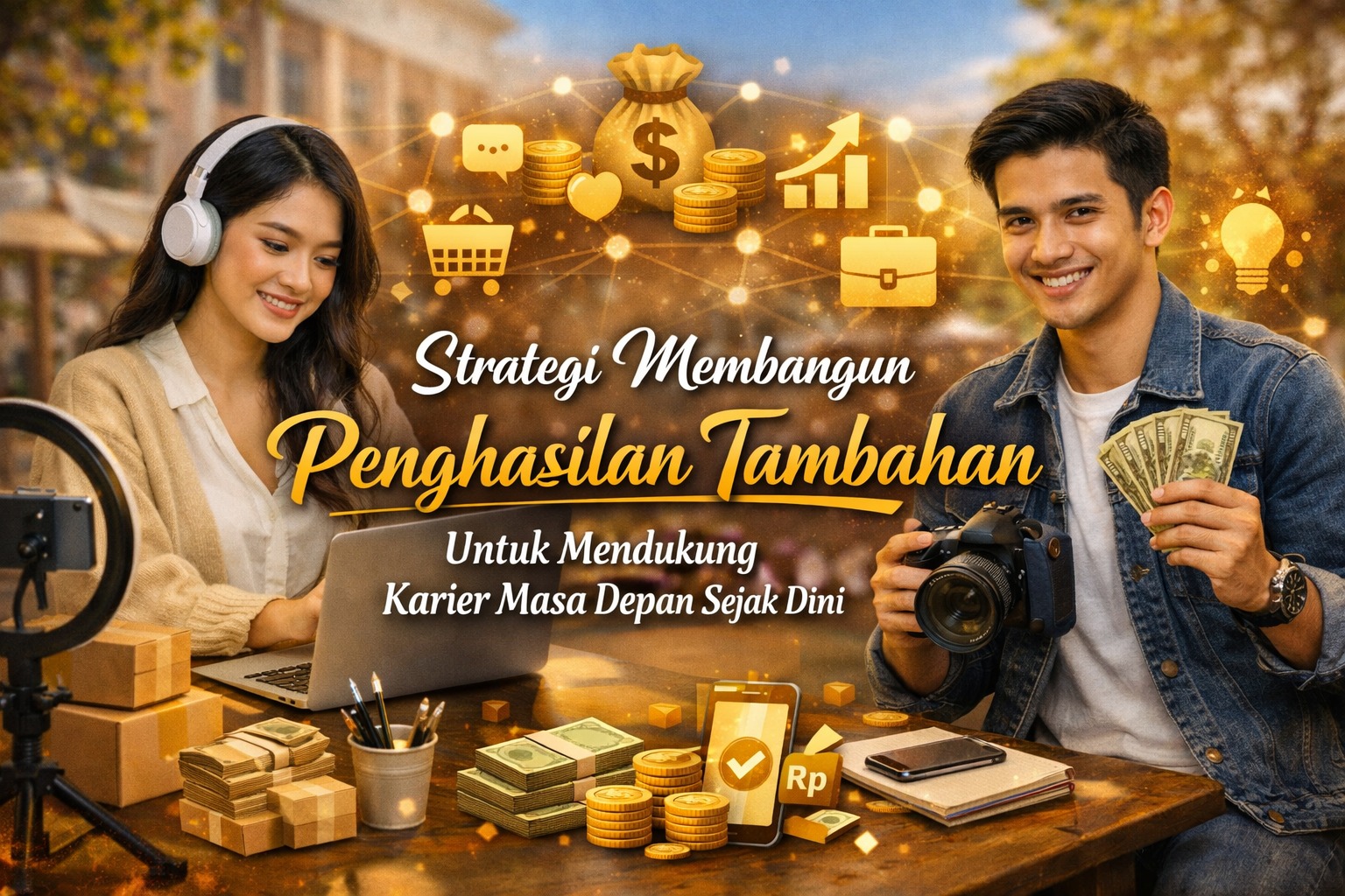 Strategi Membangun Penghasilan Tambahan Untuk Mendukung Karier Masa Depan Sejak Dini