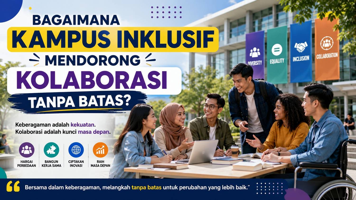 Bagaimana Kampus Inklusif Mendorong Kolaborasi Tanpa Batas?
