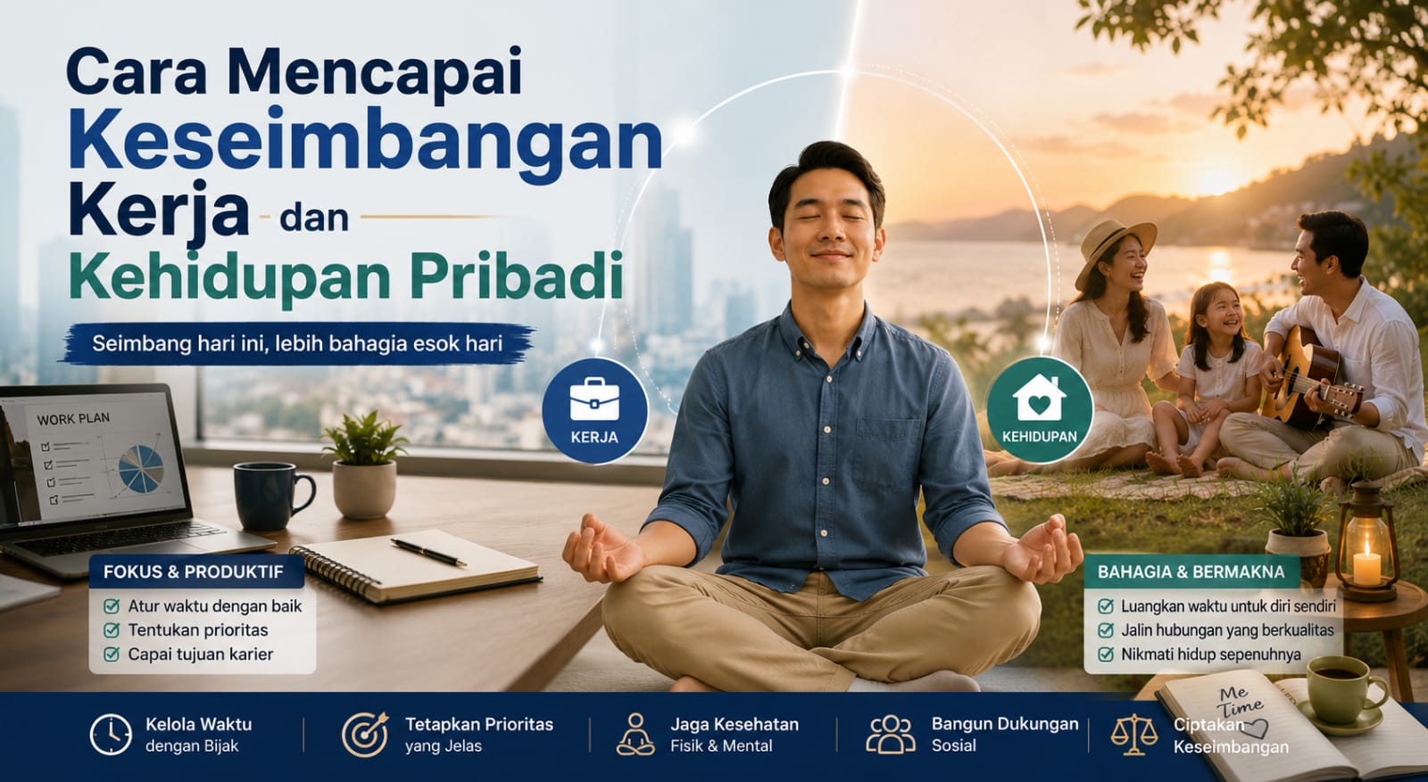 Cara Mencapai Keseimbangan Kerja dan Kehidupan Pribadi