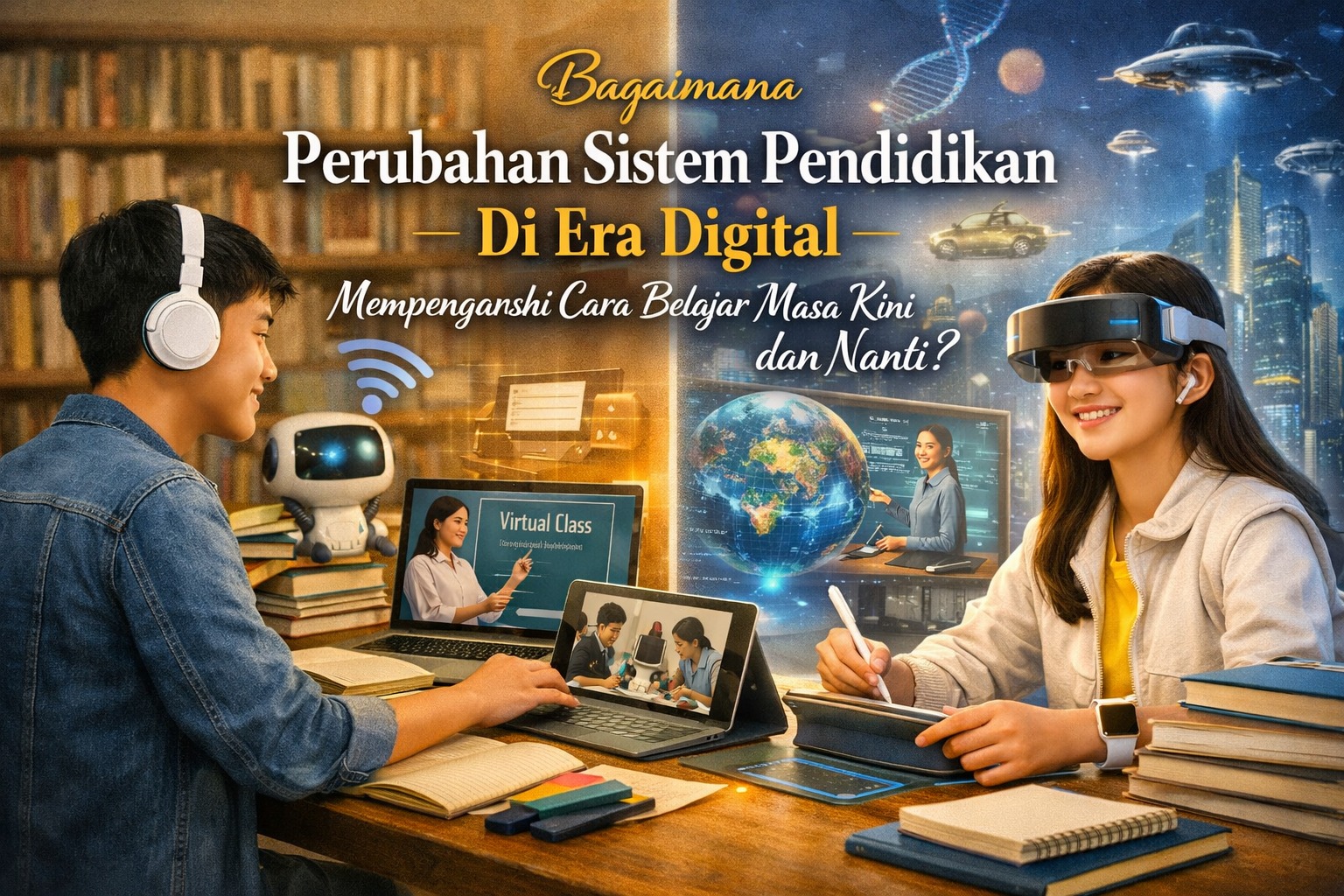 Bagaimana Perubahan Sistem Pendidikan Di Era Digital Mempengaruhi Cara Belajar Masa Kini dan nanti?