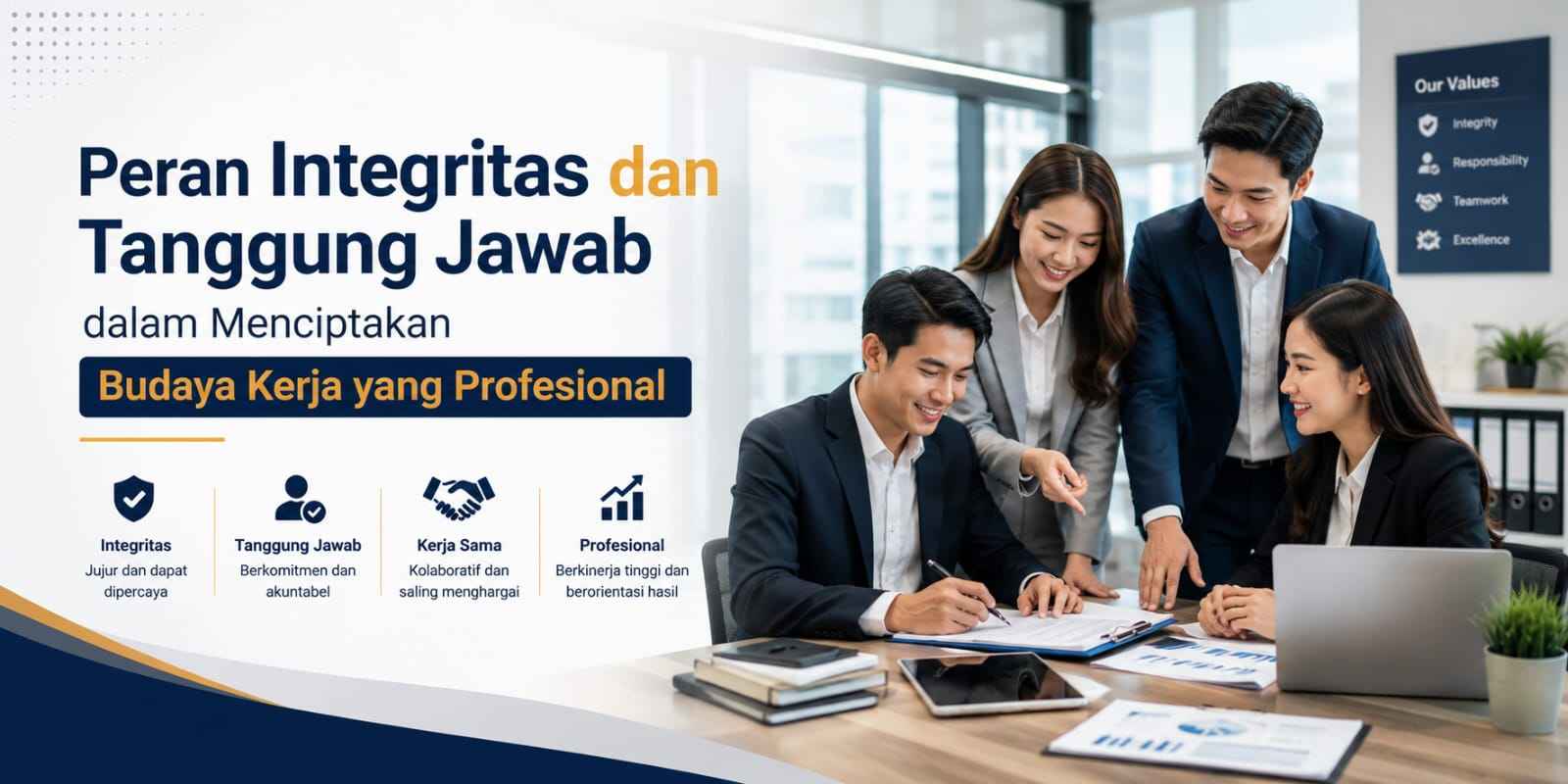 Peran Integritas dan Tanggung Jawab dalam Menciptakan Budaya Kerja yang Profesional