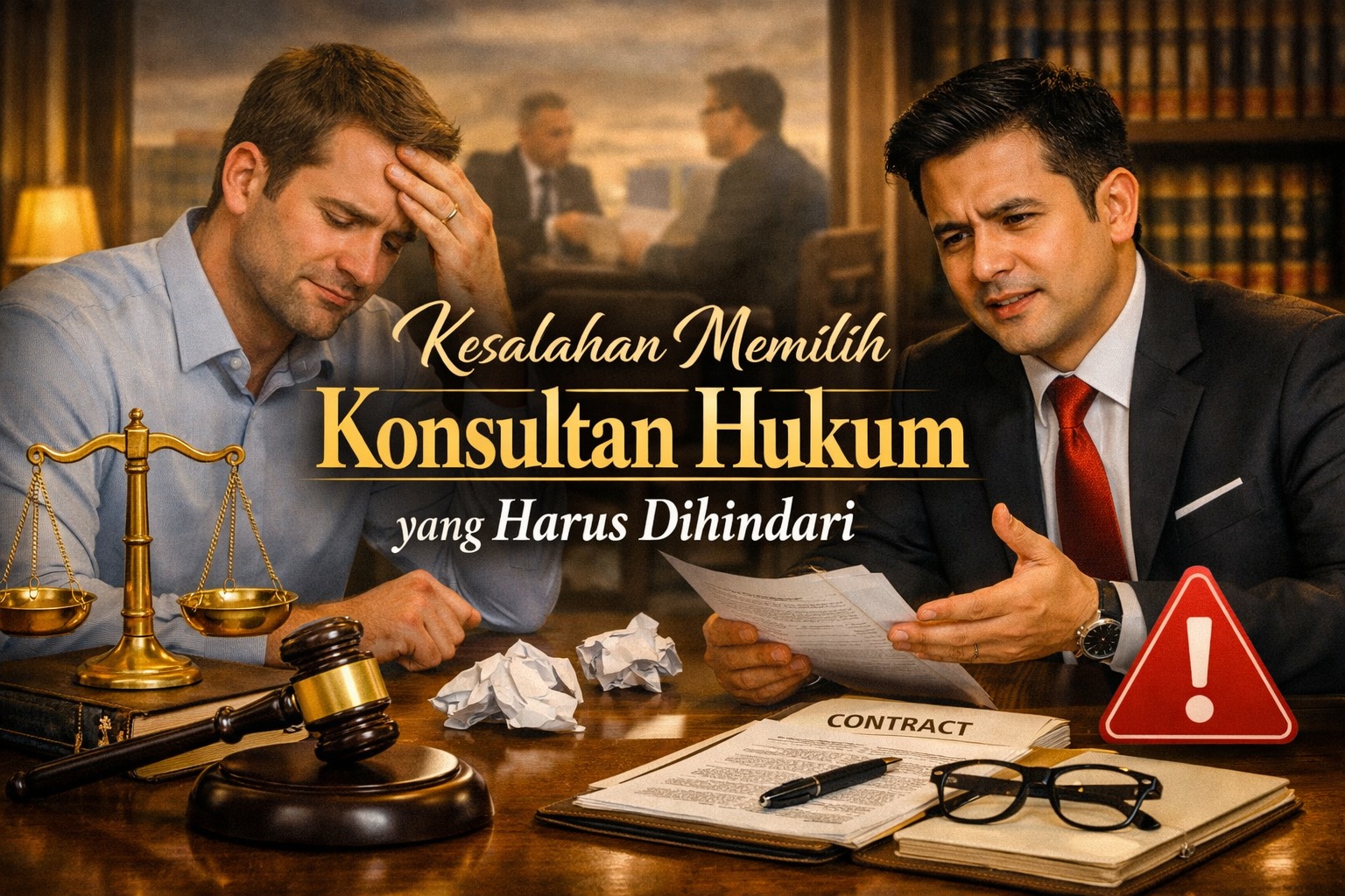 Kesalahan Memilih Konsultan Hukum yang Harus Dihindari