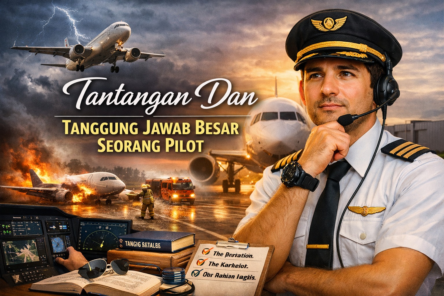 Tantangan Dan Tanggung Jawab Besar Seorang Pilot