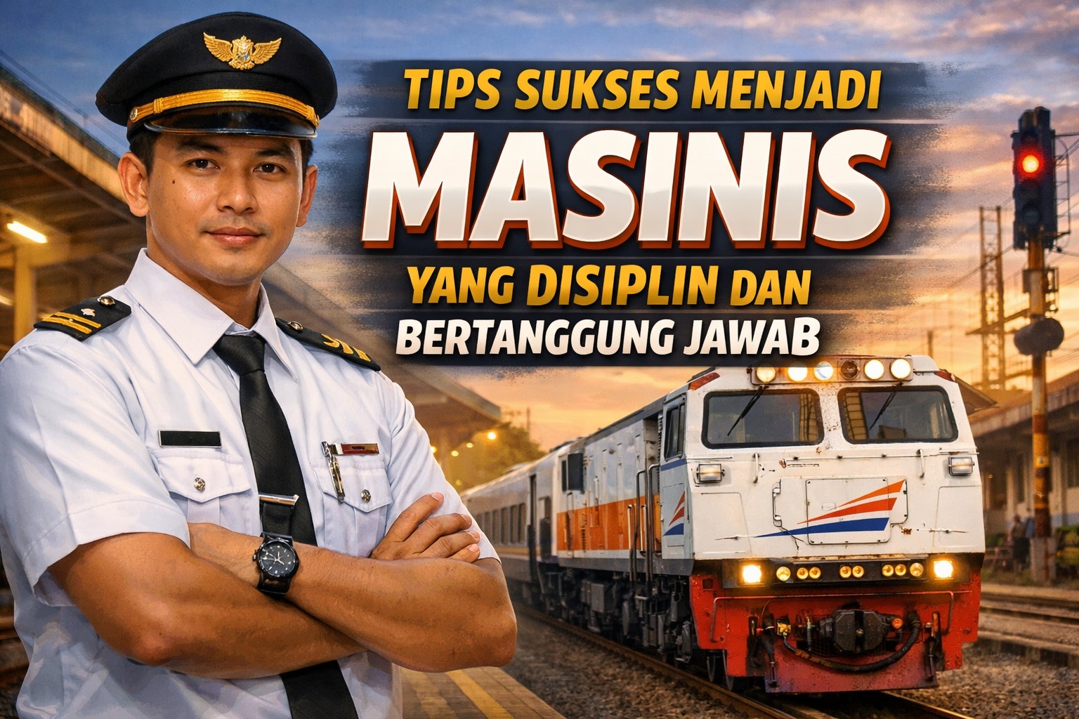 Tips Sukses Menjadi Masinis yang Disiplin dan Bertanggung Jawab